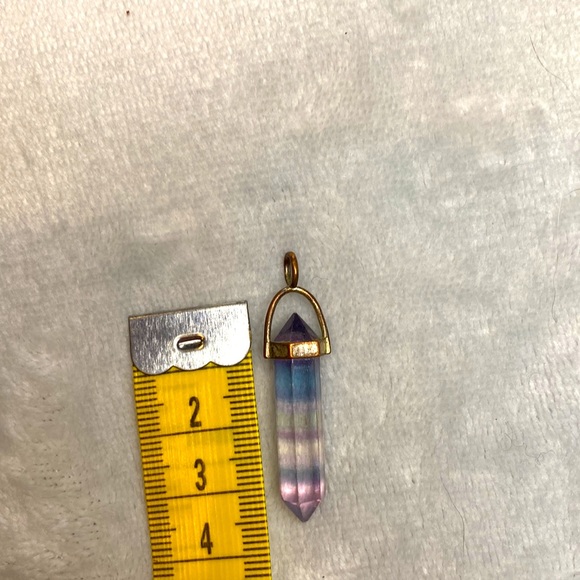 Fluorite Point Pendant - Picture 2 of 3
